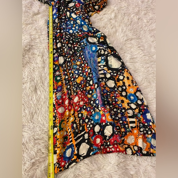 Saaksha & Kinni Blue Printed Mirror Trousers XS - Picture 11 of 16